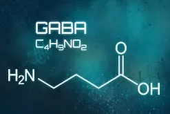 Chemical structure of GABA (gamma-aminobutyric acid)